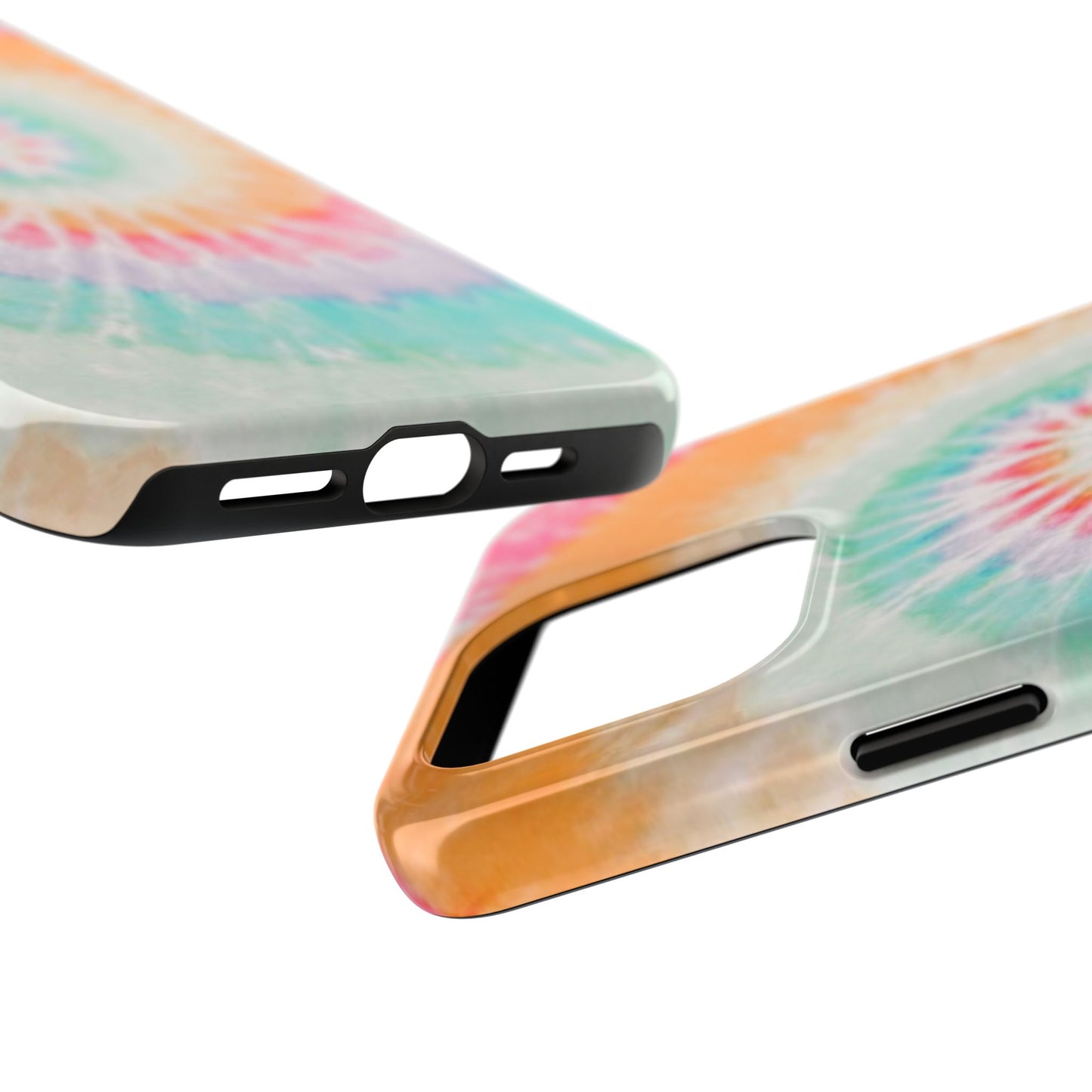 Pastel Swirl Tie-Dye iPhone Case – Soft & Minimalistic Style