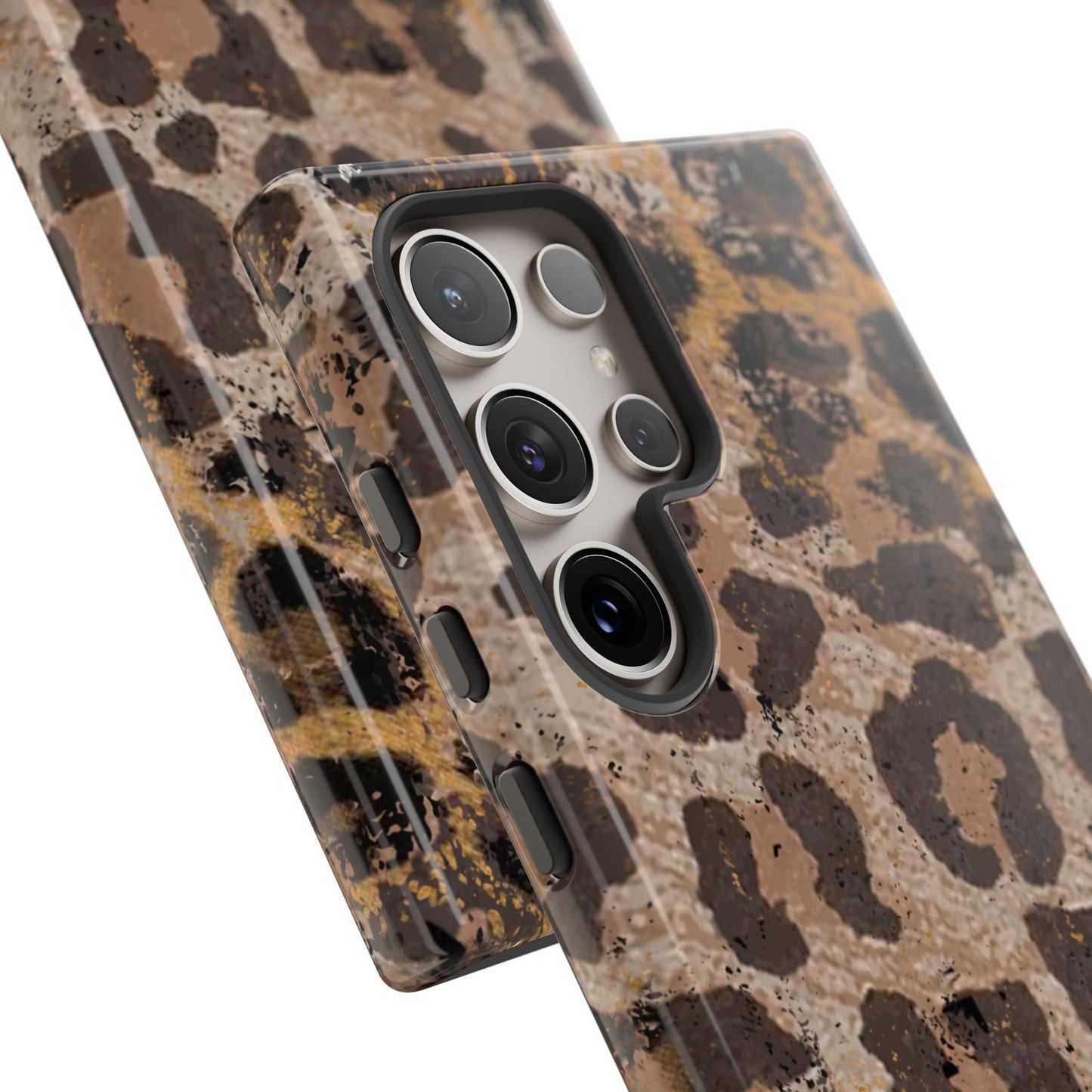 Vintage Distressed Leopard Print - Samsung Galaxy Series Case