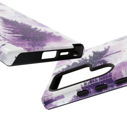 Purple Snowy Forest - Samsung Galaxy Series Case