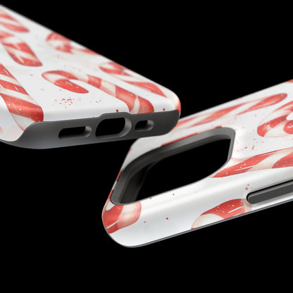 Festive Candy Cane Delight - MagSafe iPhone Series Case