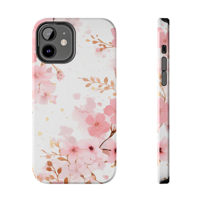 Soft Pink Cherry Blossom iPhone Case – Elegant Floral Design