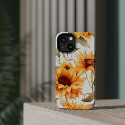 Sunflower & Monarch Garden - MagSafe iPhone Series Case