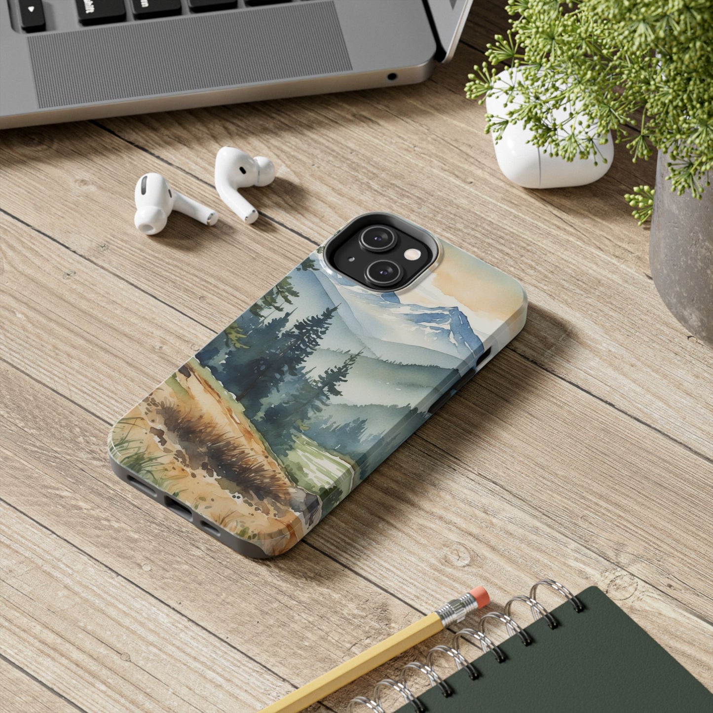 Tranquil Mountain Escape - iPhone Case