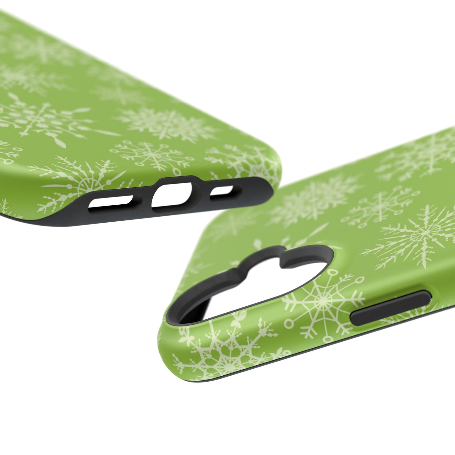 Green Snowflake Pattern – MagSafe iPhone Series Case