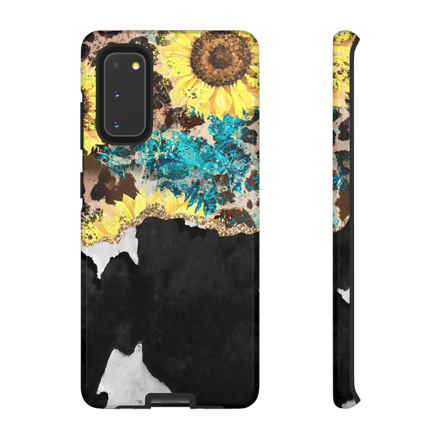 Rustic Sunflower Leopard Glam - Samsung Galaxy Series Case