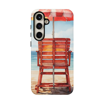 Beachfront Sunset Lounge Samsung Galaxy Case – Rearview Edition