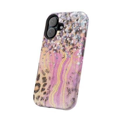 Glitter Glam Leopard – Magsafe iPhone Series Case