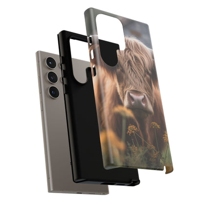 Highland Cow Phone Case | Custom Farmhouse | 10-foot Drop Protection