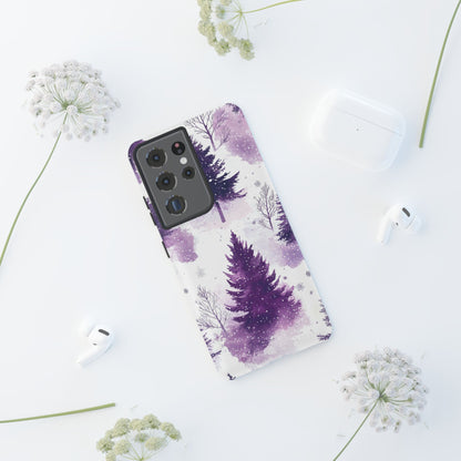 Purple Snowy Forest - Samsung Galaxy Series Case