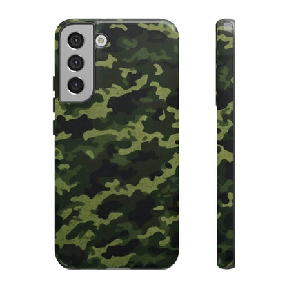 Dark Green Camouflage – Samsung Galaxy Case, Durable and Stylish