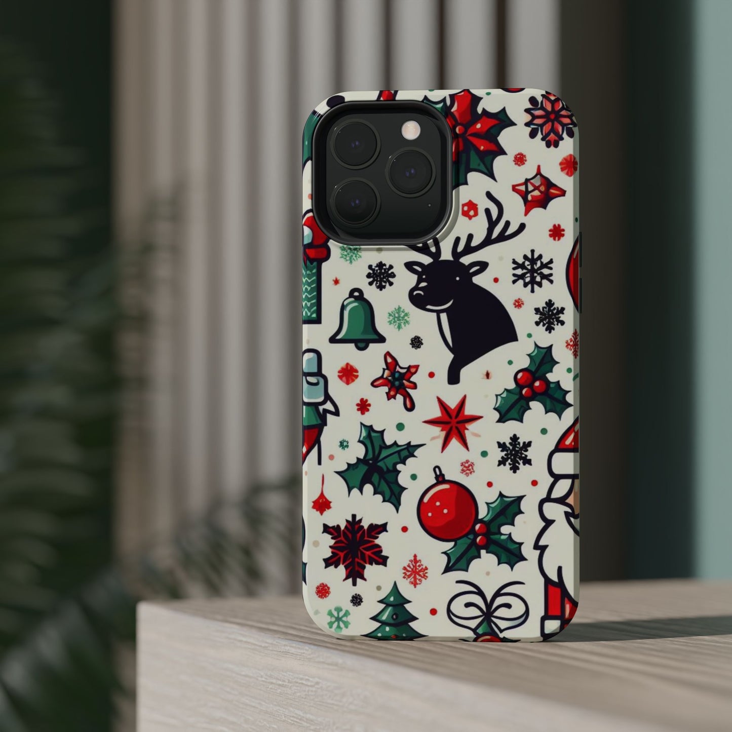 Cartoon Christmas Cheer – MagSafe iPhone Case