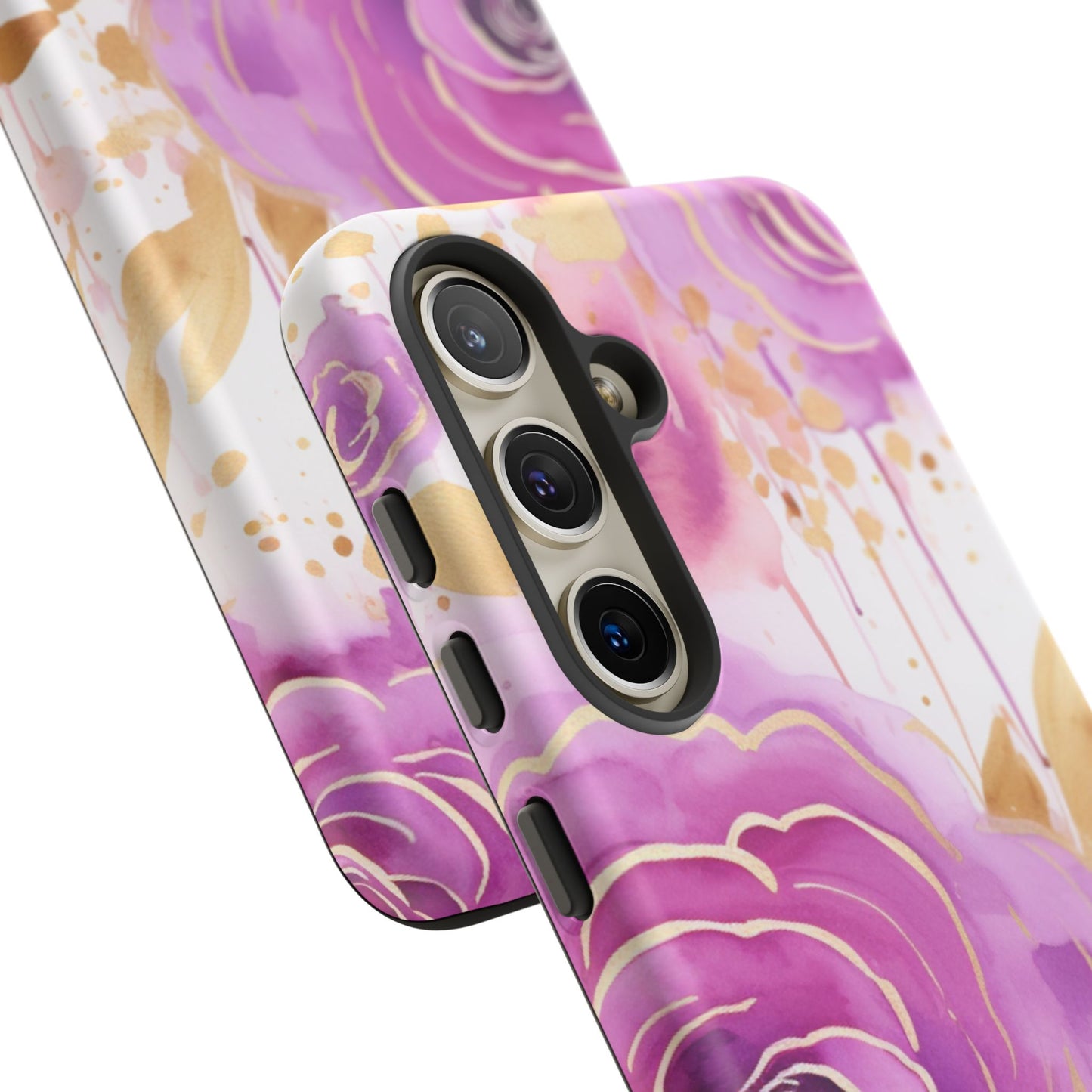 Radiant Purple & Gold Floral - Samsung Galaxy Series Case