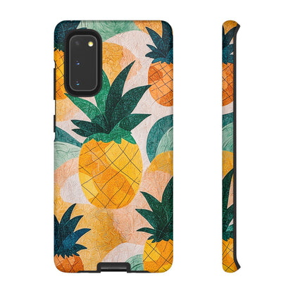 Tropical Pineapple Samsung Galaxy Case – Vibrant Fruit Design, Tough Dual - Layer Protection - BOGO Cases