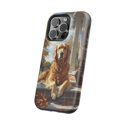 Golden Retriever Autumn Serenity - MagSafe iPhone Series Case