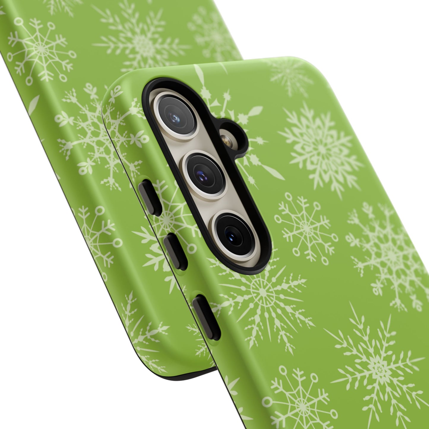 Green Snowflake Pattern – Samsung Galaxy Series Case