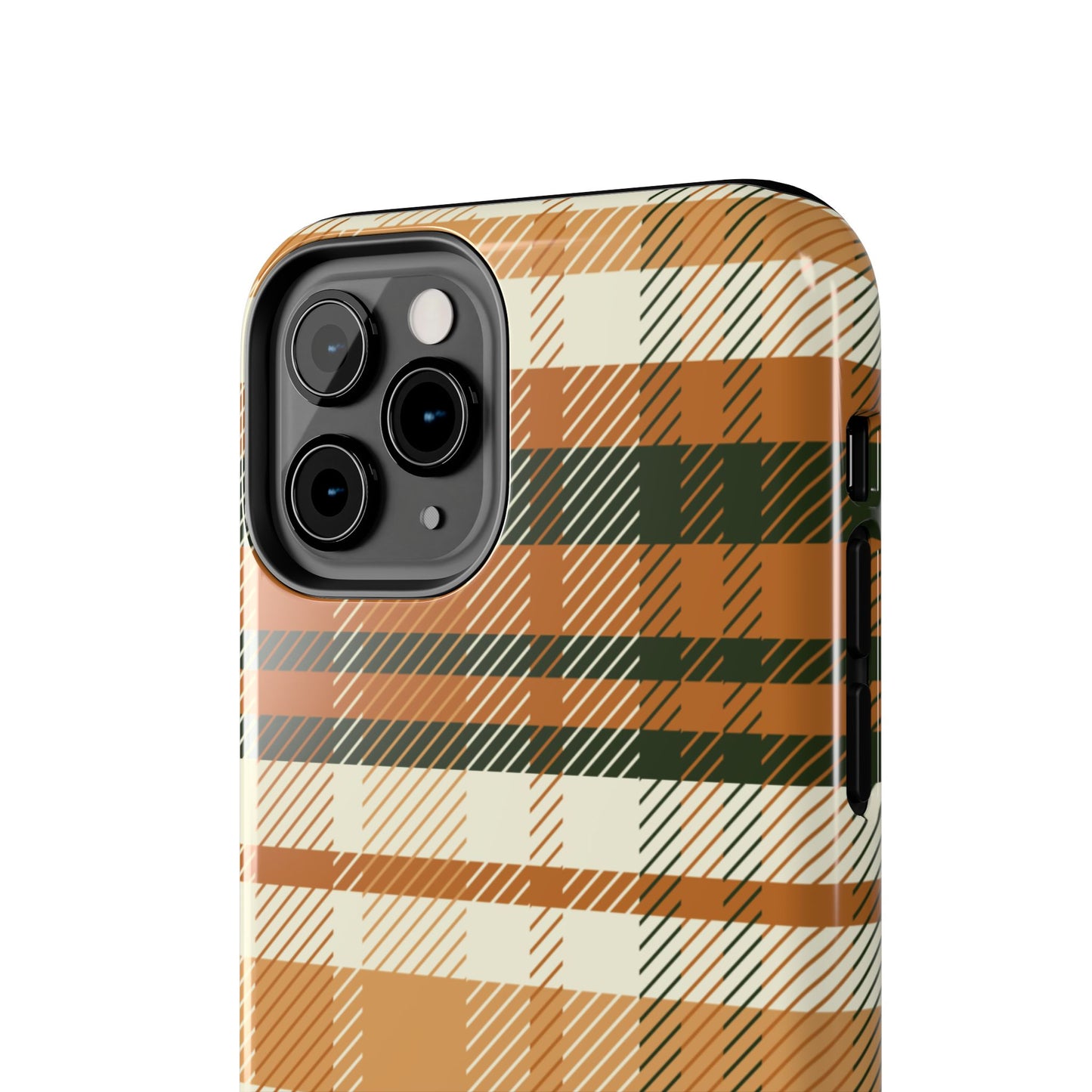 MagSafe Case - Pumpkin Spice Plaid Design