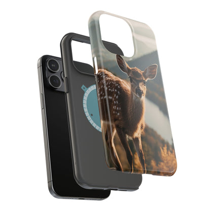 Whimsical Fawn in a Sunlit Forest MagSafe iPhone Case