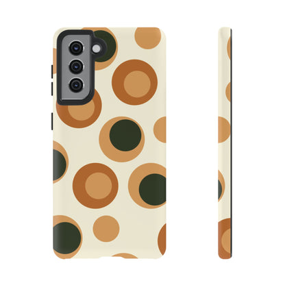 Retro Earthy Circles - Samsung Galaxy Case