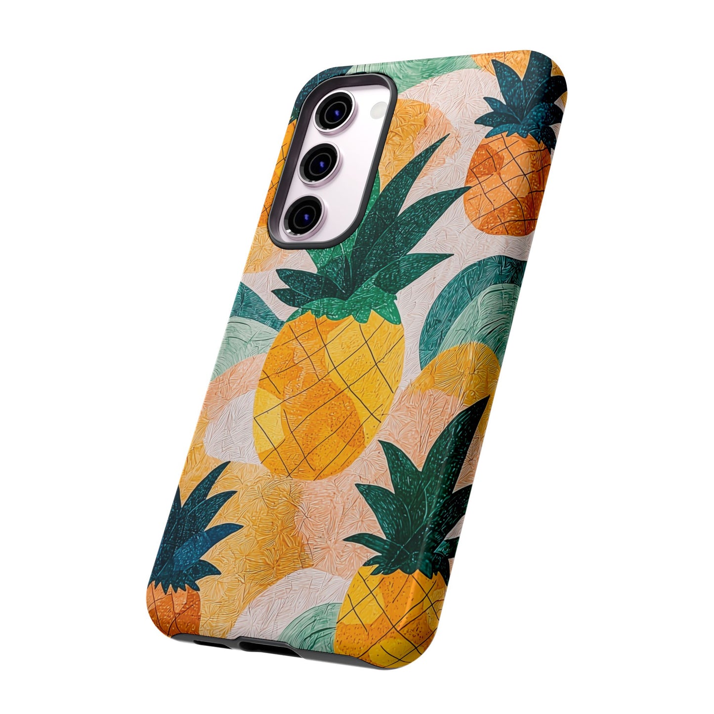 Tropical Pineapple Samsung Galaxy Case – Vibrant Fruit Design, Tough Dual - Layer Protection - BOGO Cases