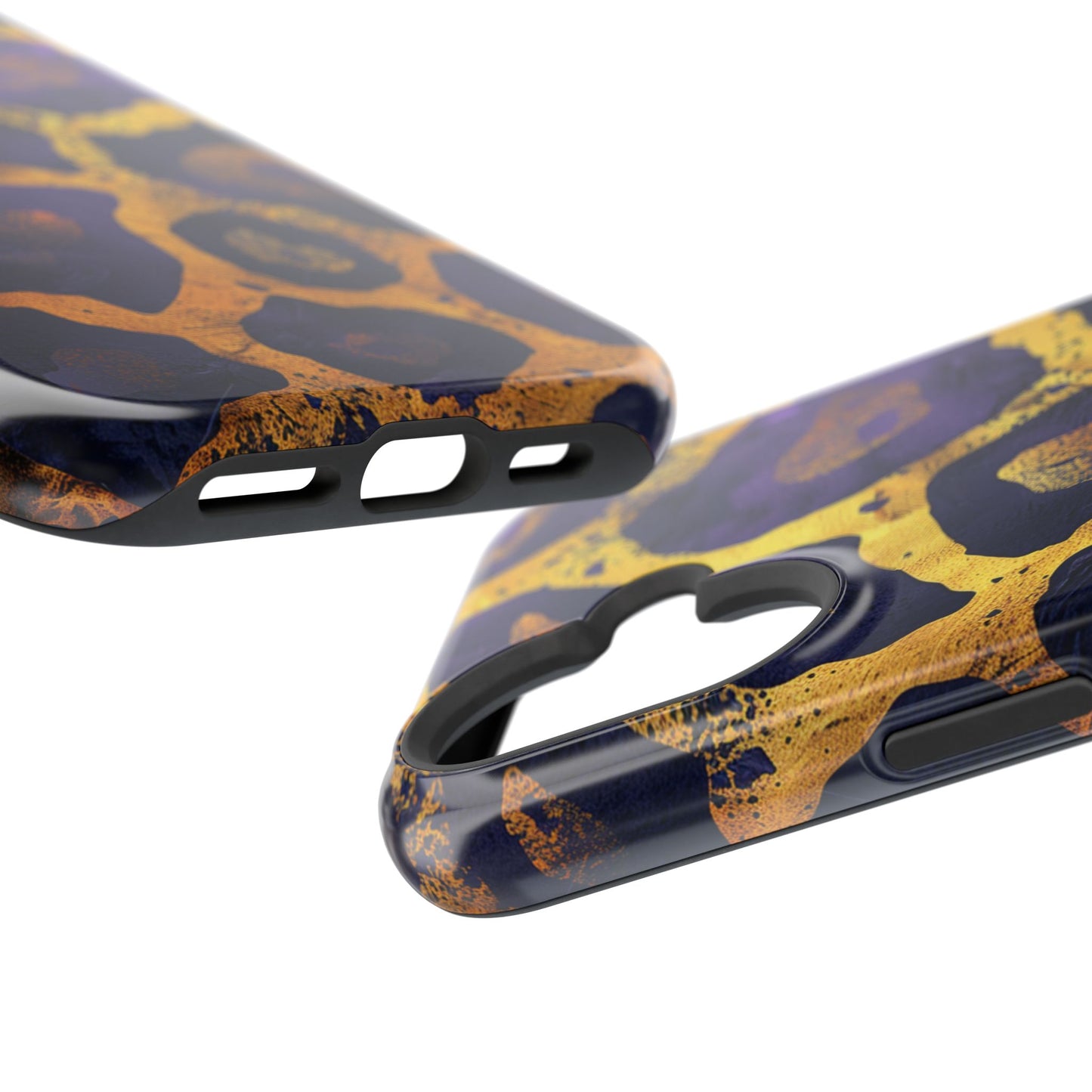 Regal Amethyst Leopard iPhone Case