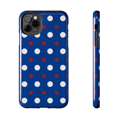 Patriotic Polka Dots – iPhone Case