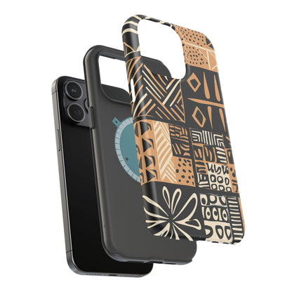 Tribal Geo-Pattern MagSafe Case – Bold Ethnic Design