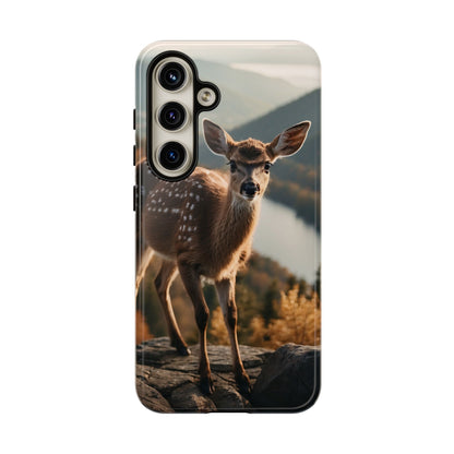 Whimsical Fawn in a Sunlit Forest iPhone Case