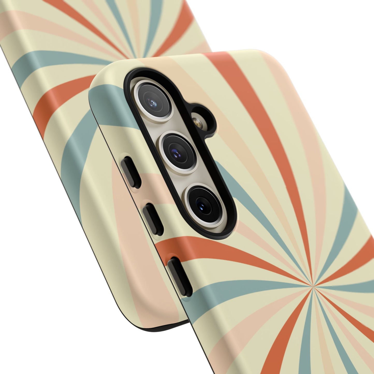 Retro Swirl Samsung Galaxy Case – Durable, Vintage-Inspired Design with Dual-Layer Protection