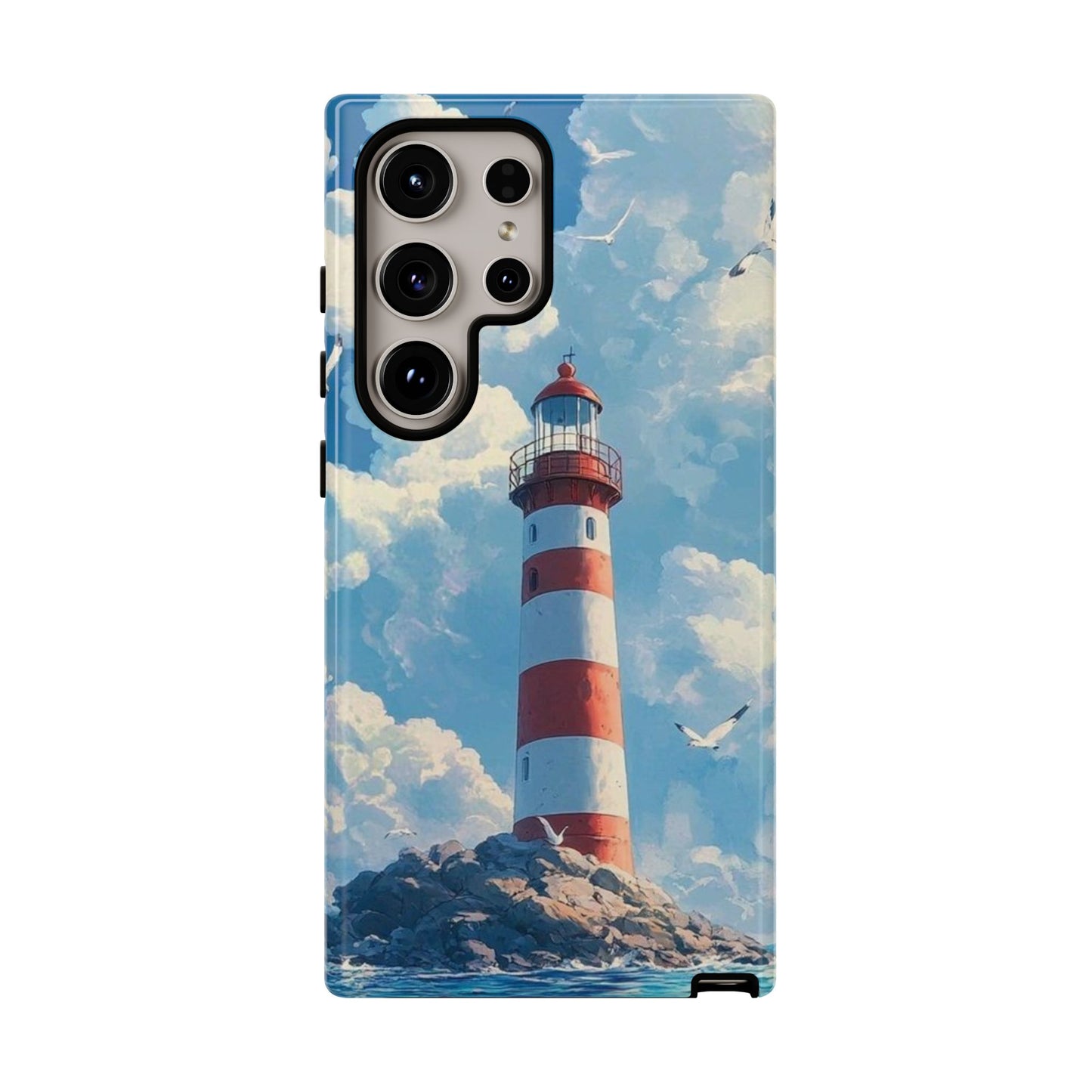 Samsung Galaxy Case - Majestic Lighthouse Scene Design