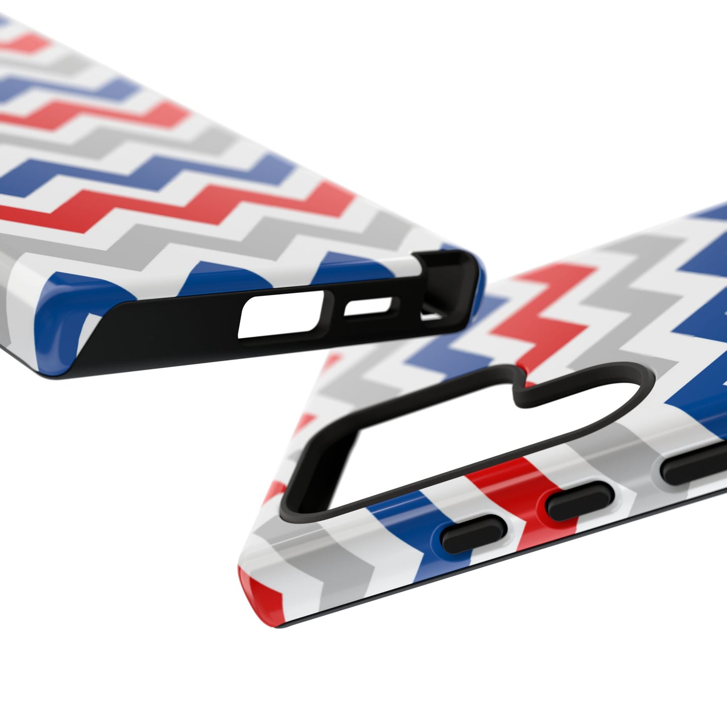 Patriotic Red, White & Blue Chevron – Bold Geometric Samsung Galaxy Case