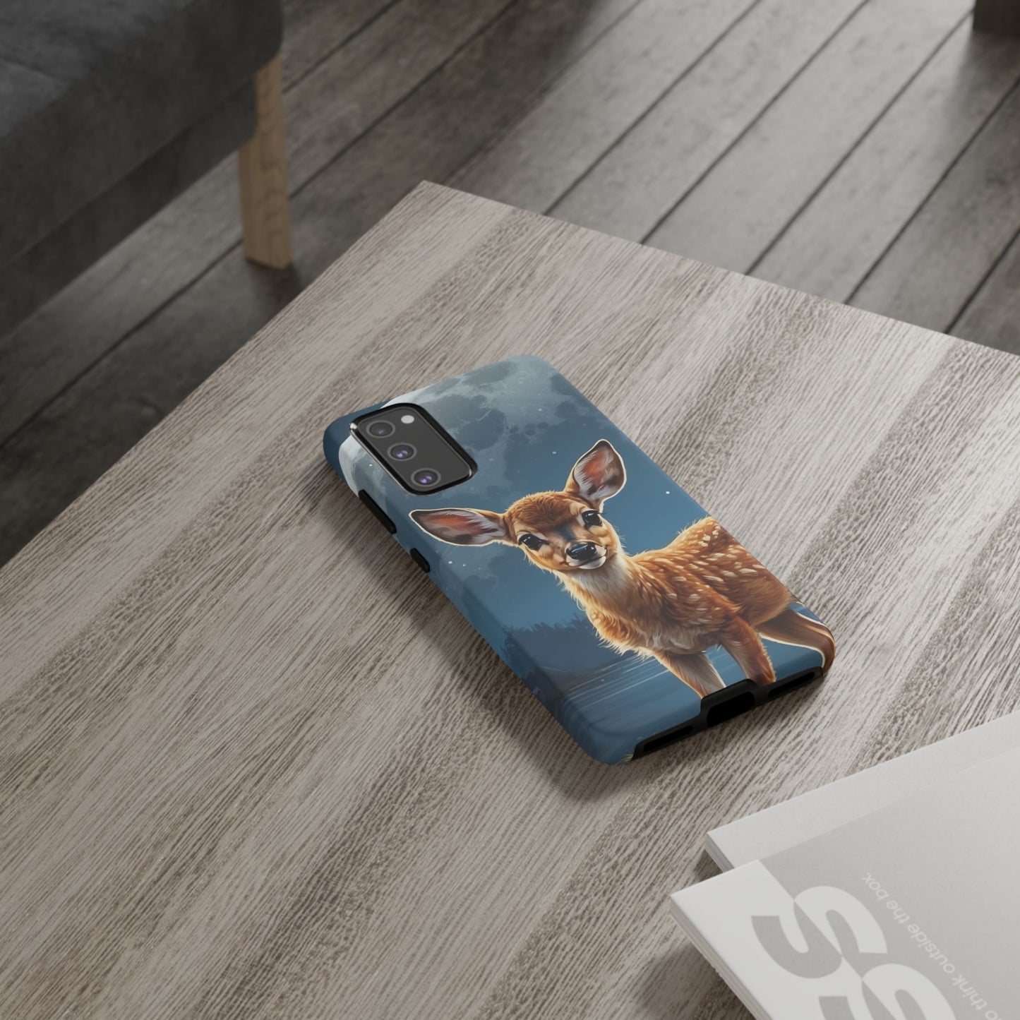 Samsung Galaxy Case – Enchanted Fawn Under the Moonlit Sky