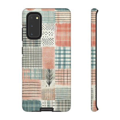 Modern Patchwork Pastel – Stylish Protection with Quilted Farmhouse Vibes - BOGO Cases