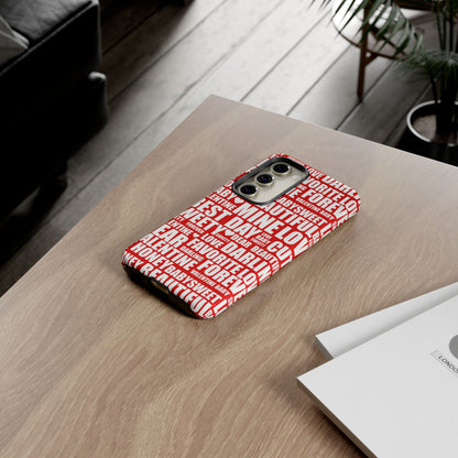 Valentine's Love Typography Samsung Galaxy Case