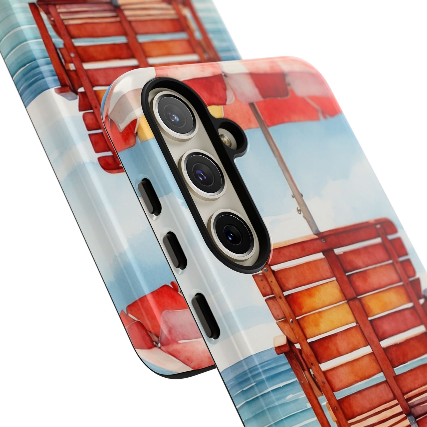 Beachfront Sunset Lounge Samsung Galaxy Case – Rearview Edition