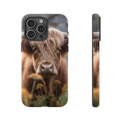 Highland Cow Phone Case | Custom Farmhouse | 10-foot Drop Protection