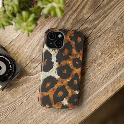 Safari Noir Gold Leopard iPhone Case