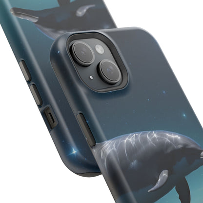 Midnight Ocean Dolphin - MagSafe-Compatible Case