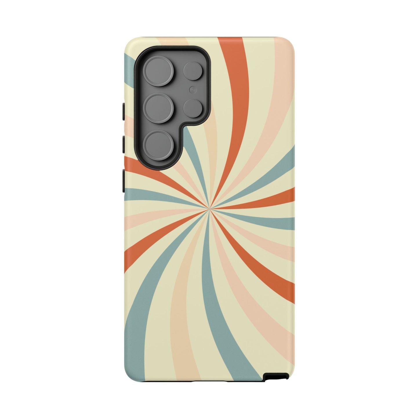 Retro Swirl Samsung Galaxy Case – Durable, Vintage-Inspired Design with Dual-Layer Protection