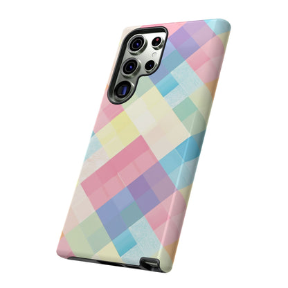 Spring Sonata Pastel Plaid Case