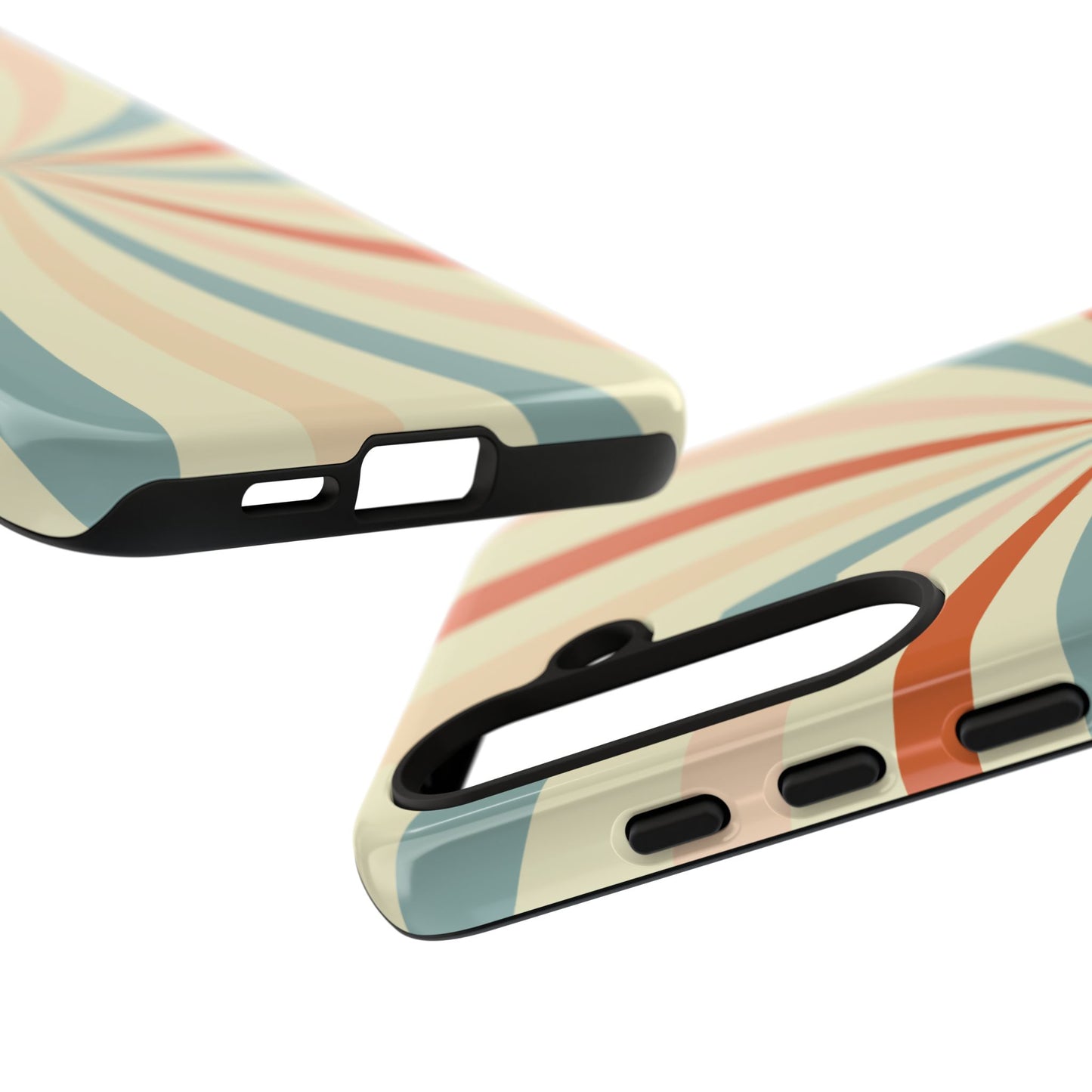 Retro Swirl Samsung Galaxy Case – Durable, Vintage-Inspired Design with Dual-Layer Protection