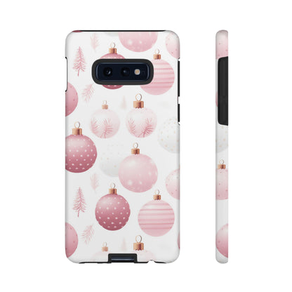 Samsung Galaxy Case: Merry in Pink – Christmas Balls