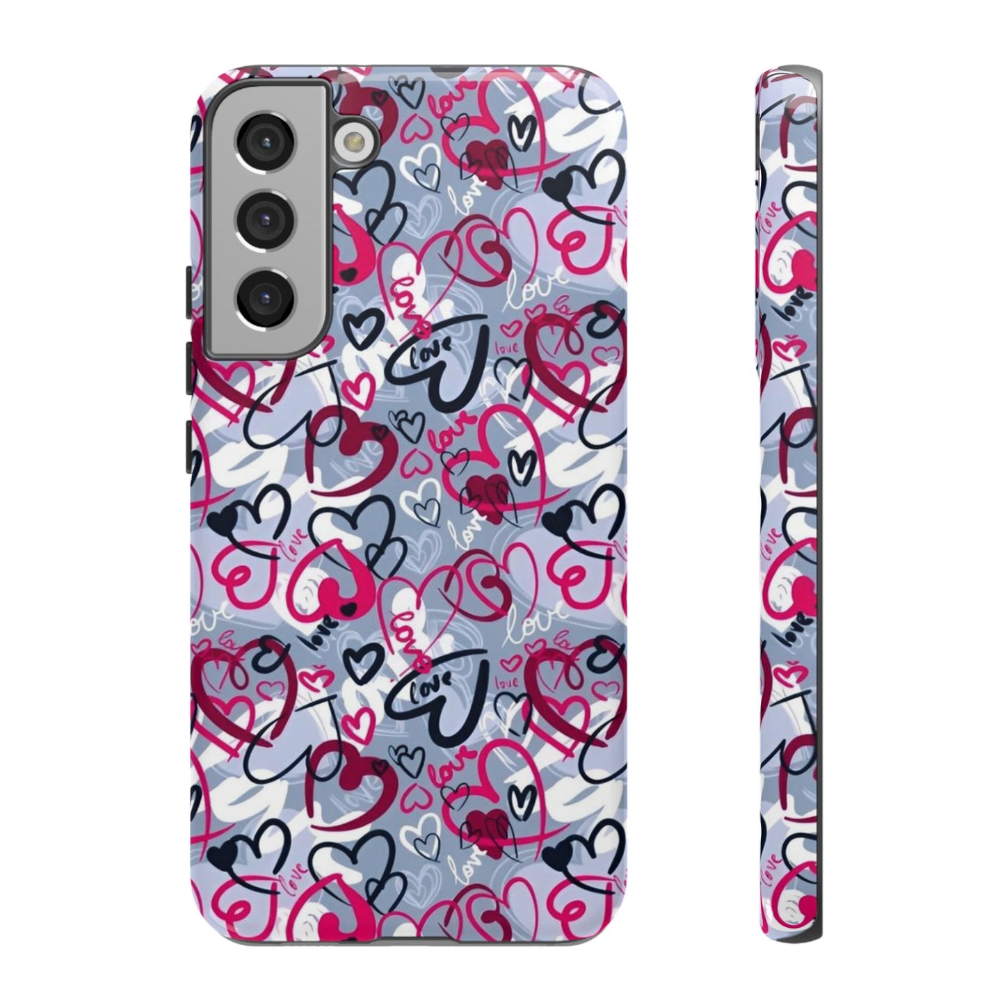 Graffiti Love Hearts Samsung Galaxy Case