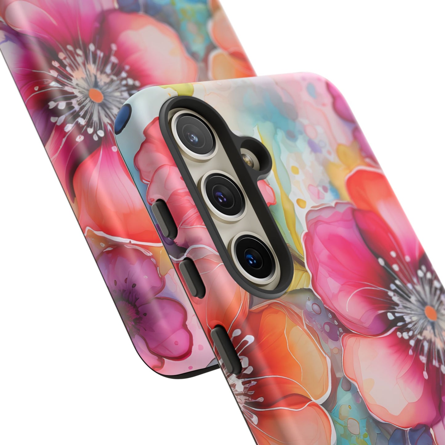 Vibrant Watercolor Floral Garden - Samsung Galaxy Series Case