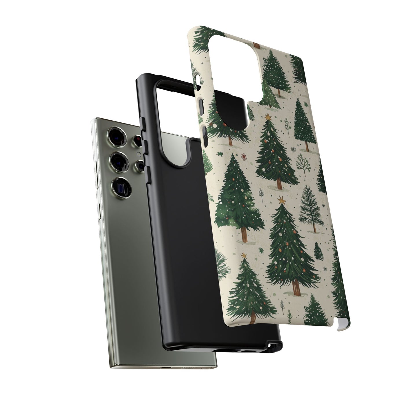 Festive Christmas Tree Forest Pattern – Samsung Galaxy Series Case