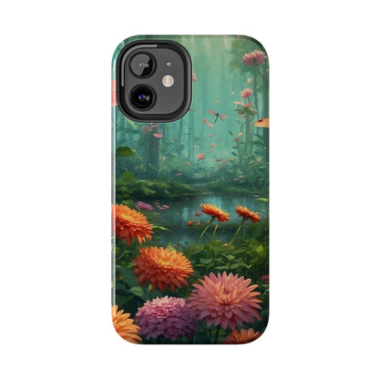 Enchanted Forest Dragonflies & Blossoms – iPhone Series Case