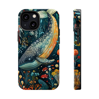 Oceanic Elegance Whale iPhone Case