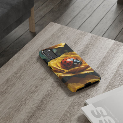 Samsung Galaxy Case: Ladybug on Yellow Petals