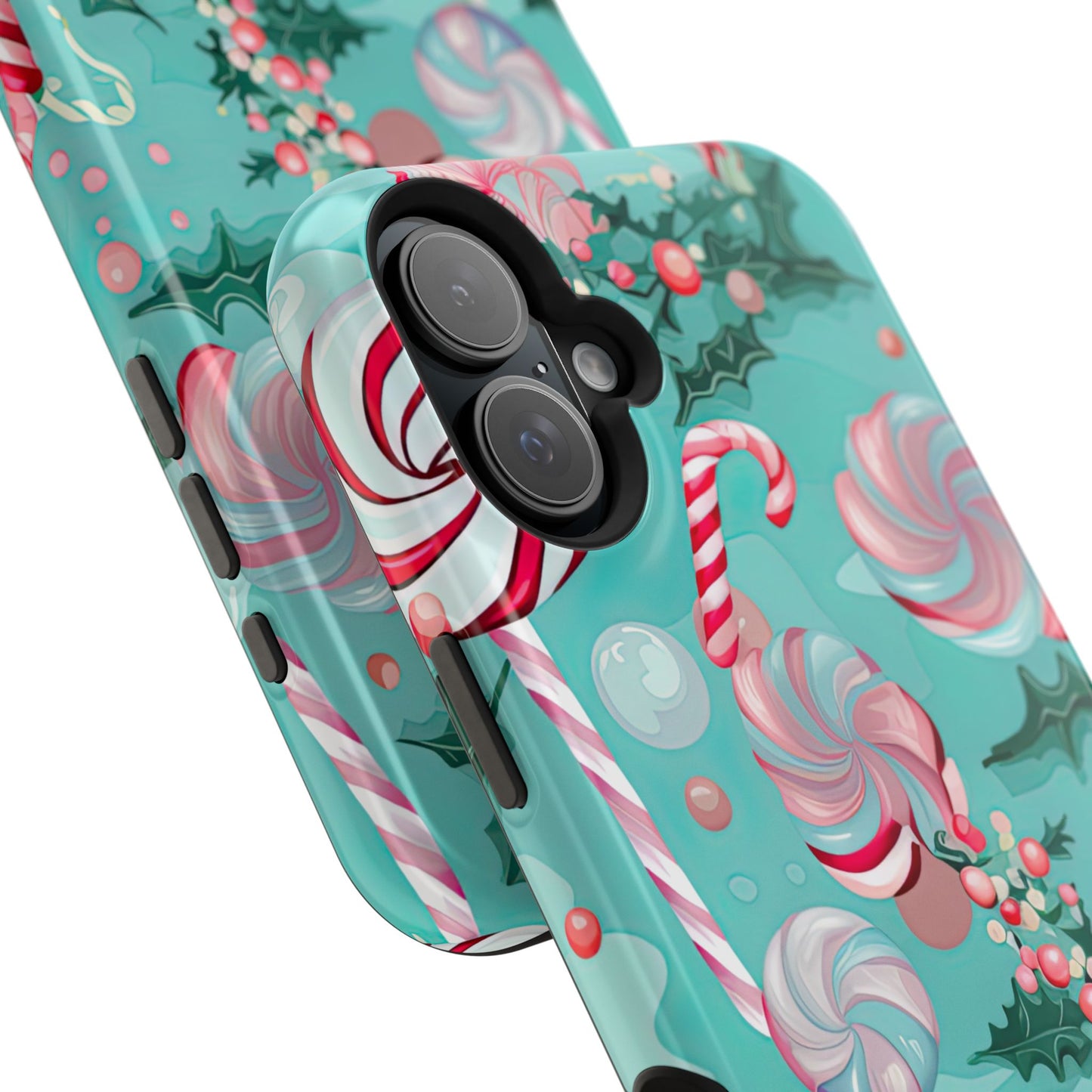 Candy Cane & Peppermint Holiday Delight – MagSafe iPhone Series Case