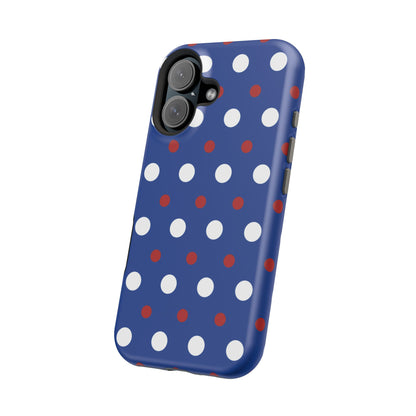 Patriotic Polka Dots – MagSafe iPhone Case