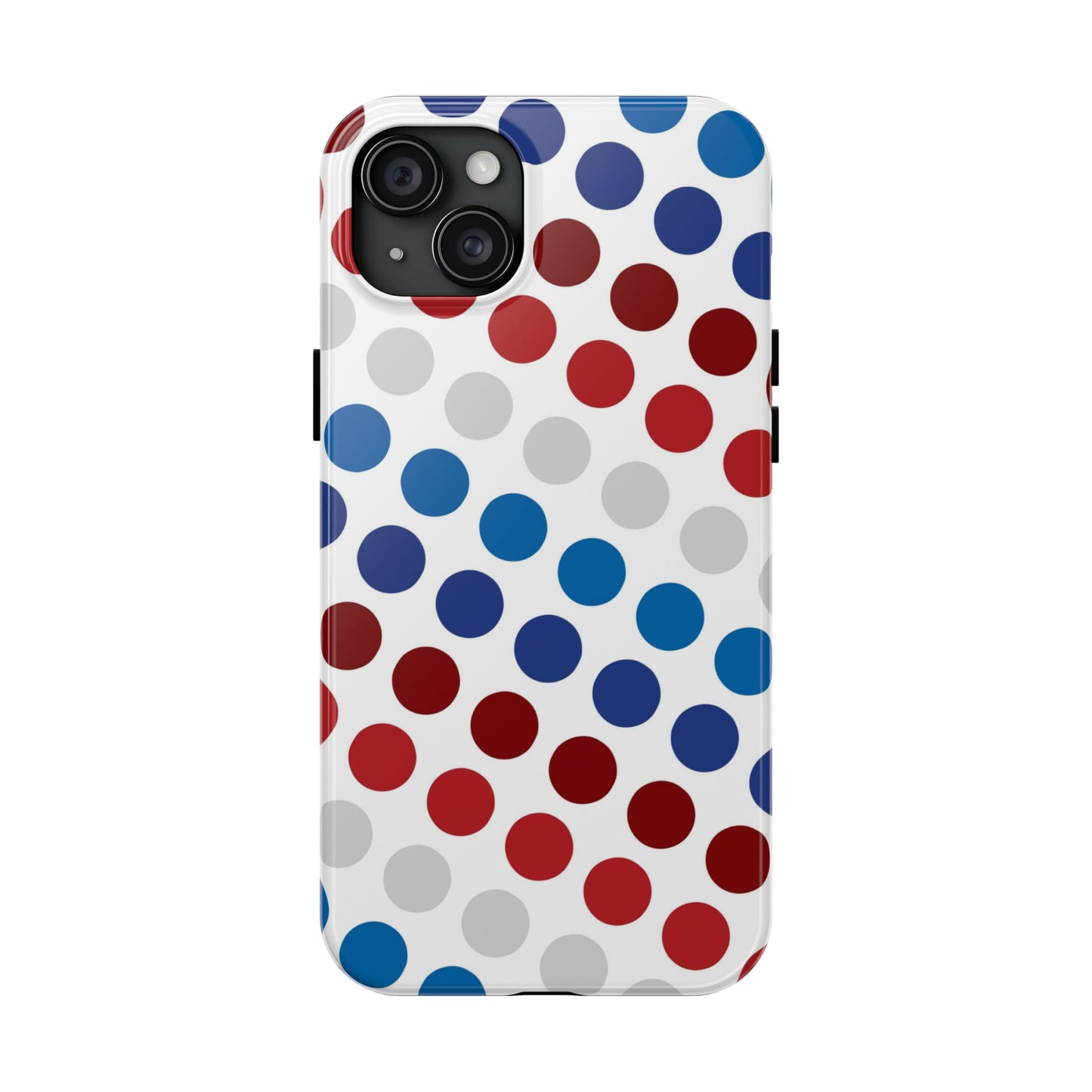 Patriotic Polka Dots - iPhone Case